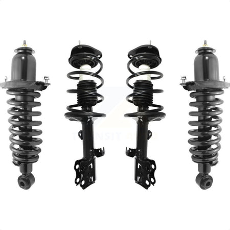 Front Rear Complete Suspension Shocks Strut And Coil Spring Mount Assemblies Kit For Toyota Matrix Pontiac Vibe Excludes Wheel Drive AWD K78A-100295 by Transit Auto