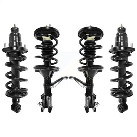 Front Rear Complete Suspension Shocks Strut And Coil Spring Mount Assemblies Kit For 2003-2011 Honda Element K78A-100299 by Transit Auto