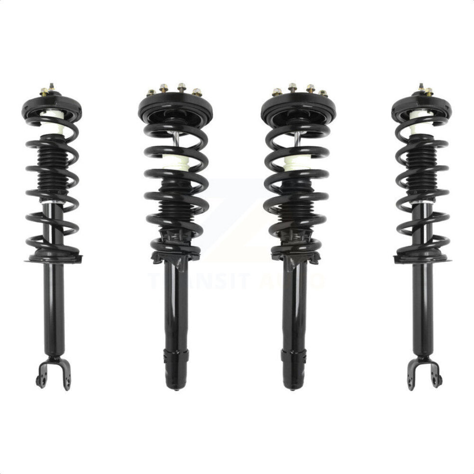 Front Rear Complete Suspension Shocks Strut And Coil Spring Mount Assemblies Kit For 2009-2014 Acura TL AWD Excludes Wheel Drive K78A-100305 by Transit Auto