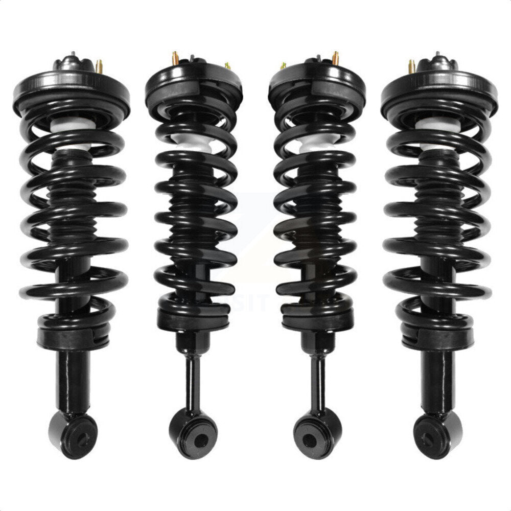 Front Rear Complete Suspension Shocks Strut And Coil Spring Mount Assemblies Kit For 2003-2006 Ford Expedition Lincoln Navigator Excludes Air K78A-100314 by Transit Auto