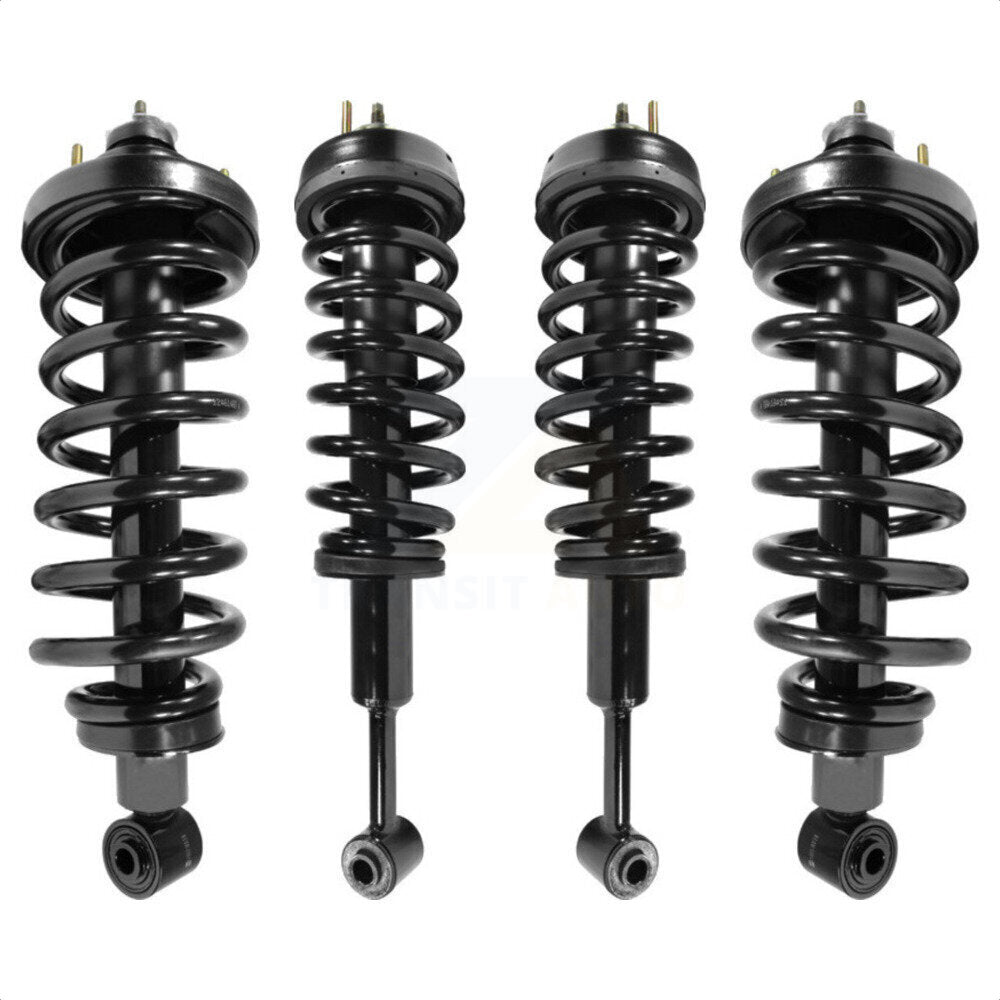 Front Rear Complete Suspension Shocks Strut And Coil Spring Mount Assemblies Kit For 2006-2010 Mercury Mountaineer Not Compatible With Sport Trac Models K78A-100315 by Transit Auto