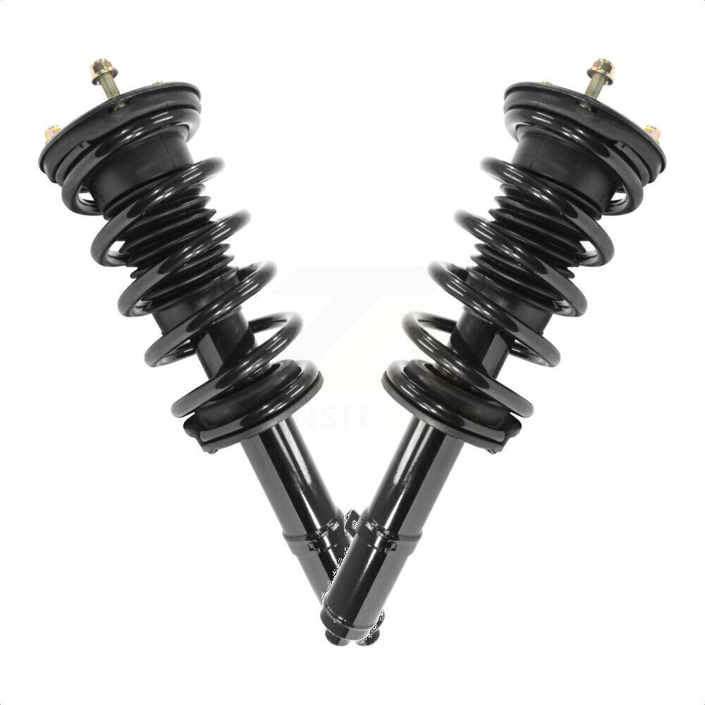 Front Complete Suspension Shocks Strut And Coil Spring Mount Assemblies Kit For Lexus IS250 IS350 Excludes Rear Wheel Drive sport suspension Convertible Sedan with AWD K78A-100340 by Transit Auto