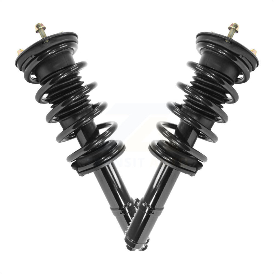 Front Complete Suspension Shocks Strut And Coil Spring Mount Assemblies Kit For Lexus IS250 IS350 Excludes Rear Wheel Drive sport suspension Convertible Sedan with AWD K78A-100340 by Transit Auto