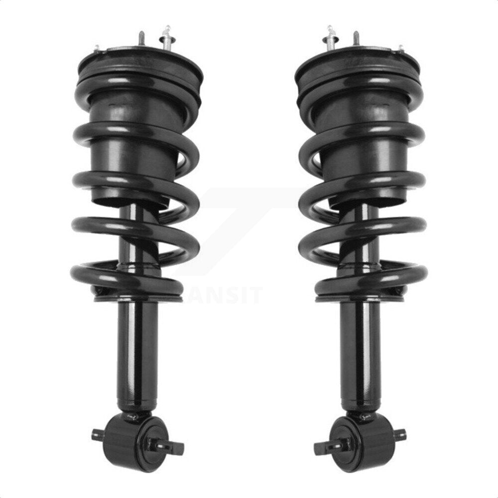 Front Complete Suspension Shocks Strut And Coil Spring Mount Assemblies Pair For Chevrolet Silverado 1500 GMC Sierra LD Limited Excludes All Wheel Drive RWD K78A-100342 by Transit Auto