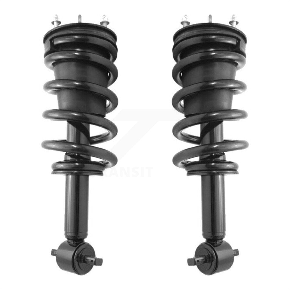 Front Complete Suspension Shocks Strut And Coil Spring Mount Assemblies Pair For Chevrolet Silverado 1500 GMC Sierra LD Limited Excludes Rear Wheel Drive 4WD K78A-100343 by Transit Auto