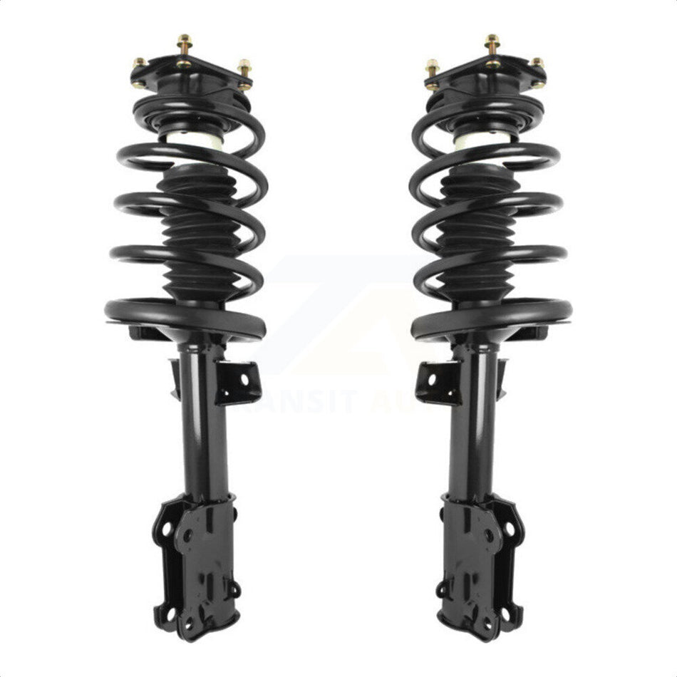 Front Complete Suspension Shocks Strut And Coil Spring Mount Assemblies Pair For 2011-2014 Ford Mustang Excludes Performance K78A-100347 by Transit Auto