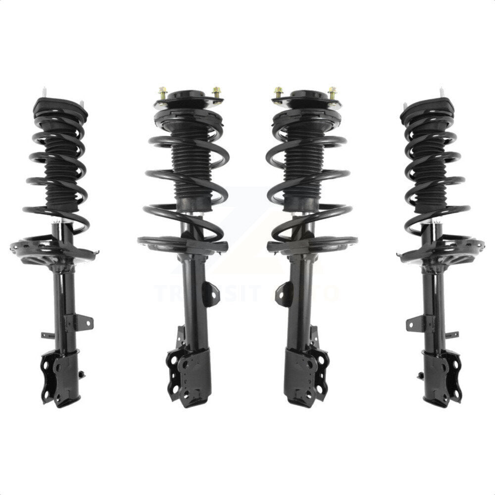 Front Rear Complete Suspension Shocks Strut And Coil Spring Mount Assemblies Kit For 2013-2016 Toyota Venza AWD Excludes Wheel Drive K78A-100350 by Transit Auto