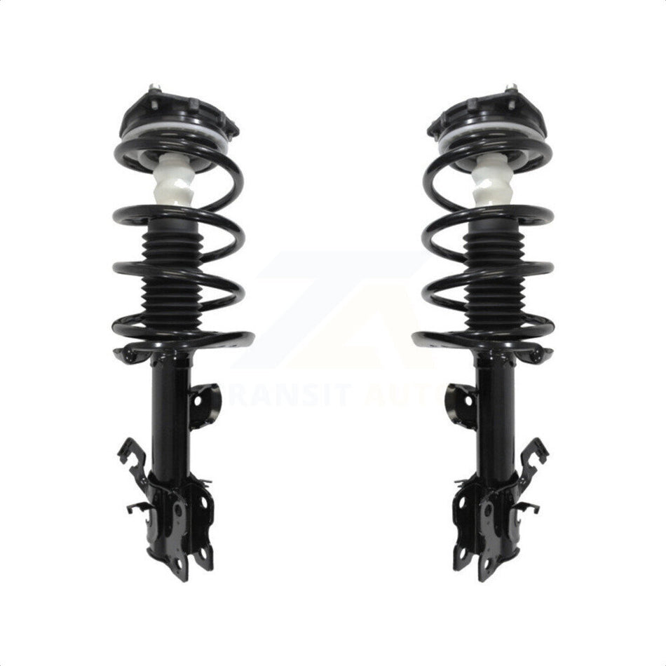 Front Complete Suspension Shocks Strut And Coil Spring Mount Assemblies Kit For 2011-2017 Nissan Juke S SL SV with FWD Excludes All Wheel Drive Nismo Models K78A-100354 by Transit Auto