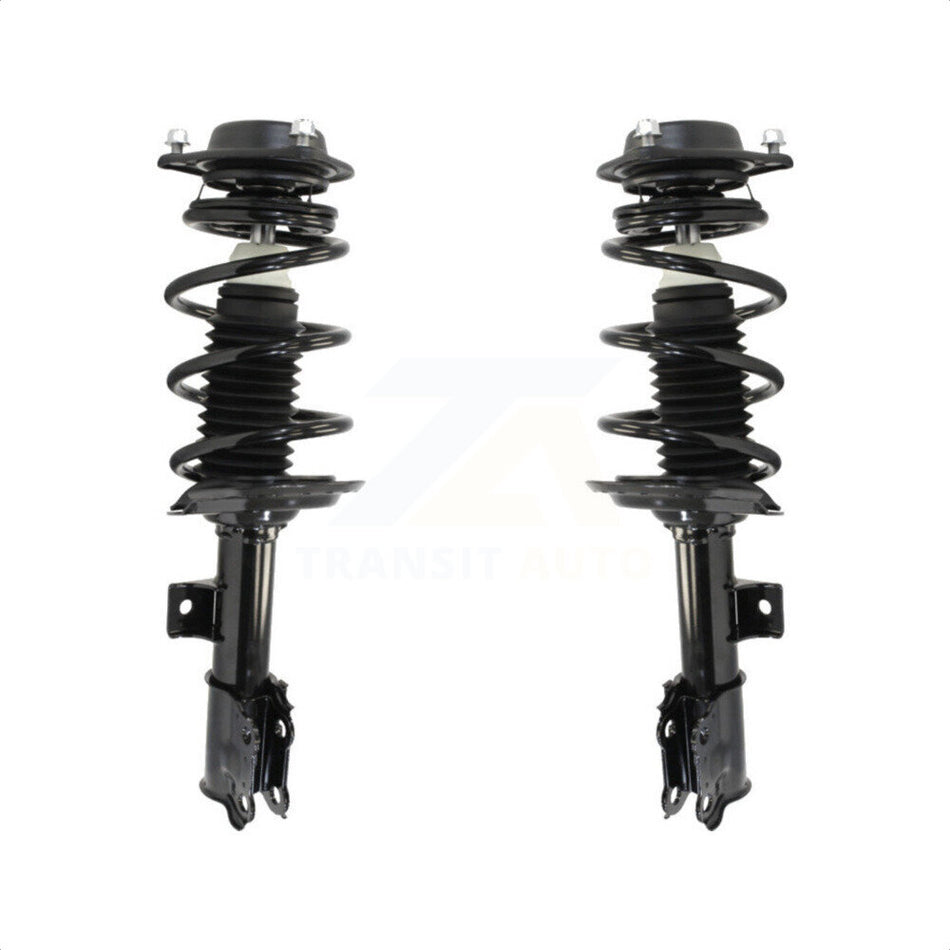 Front Complete Suspension Shocks Strut And Coil Spring Mount Assemblies Kit For Hyundai Elantra Coupe Excludes Hatchback Models K78A-100357 by Transit Auto