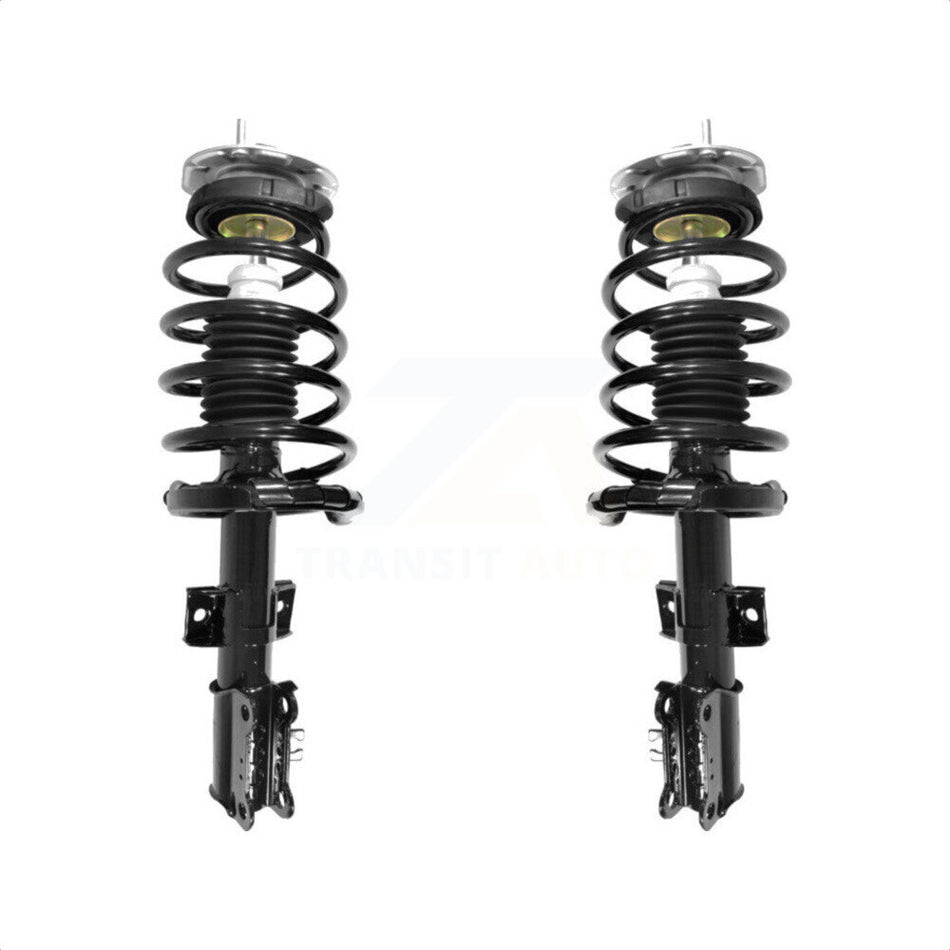 Front Complete Suspension Shocks Strut And Coil Spring Mount Assemblies Kit For Volvo S60 V70 S80 Excludes Sport 4C Adaptive K78A-100373 by Transit Auto