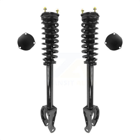 Front Complete Shocks Strut And Coil Spring Pair For Mercedes-Benz ML350 GLE350 ML400 GLE400 ML550 ML250 GLE300d GLE550e ML500 GLE500 GLE550 GLE350d Excludes Air Suspension K78A-100375 by Transit Auto