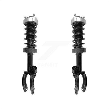 Front Complete Suspension Shocks Strut And Coil Spring Mount Assemblies Kit For 2011-2018 Porsche Cayenne Without Air K78A-100379 by Transit Auto