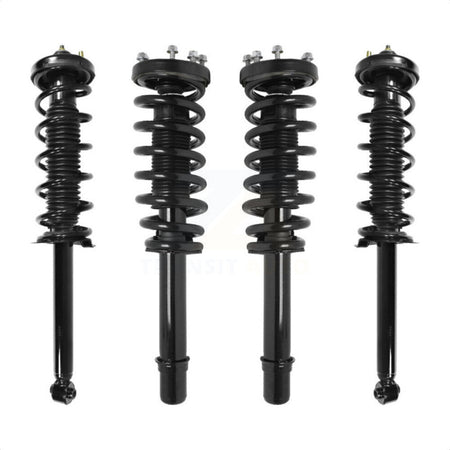 Front Rear Complete Suspension Shocks Strut And Coil Spring Mount Assemblies Kit For 2004-2008 Acura TL K78A-100396 by Transit Auto