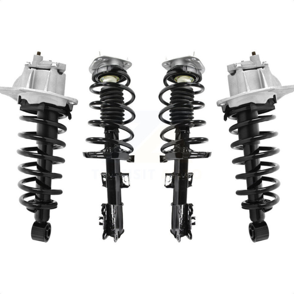 Front Rear Complete Suspension Shocks Strut And Coil Spring Mount Assemblies Kit For Volvo XC70 Excludes FOUR-C K78A-100404 by Transit Auto