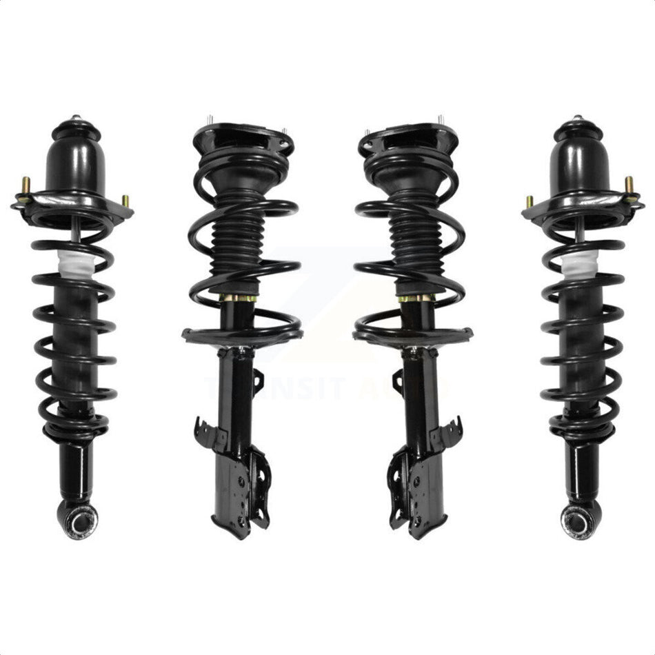 Front Rear Complete Suspension Shocks Strut And Coil Spring Mount Assemblies Kit For 2003-2008 Toyota Corolla K78A-100409 by Transit Auto