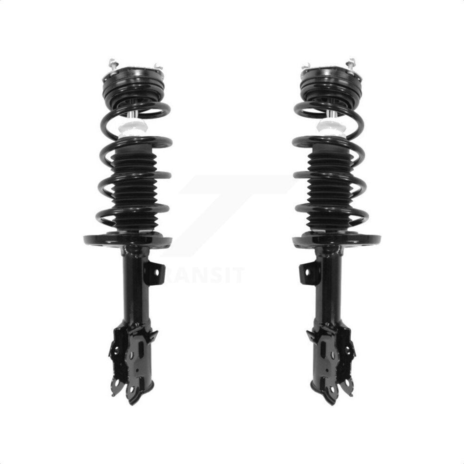 Front Complete Suspension Shocks Strut And Coil Spring Mount Assemblies Kit For 2011-2013 Ford Fiesta K78A-100416 by Transit Auto