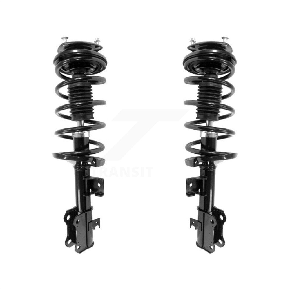 Front Complete Suspension Shocks Strut And Coil Spring Mount Assemblies Kit For 2010-2013 Ford Connect K78A-100426 by Transit Auto