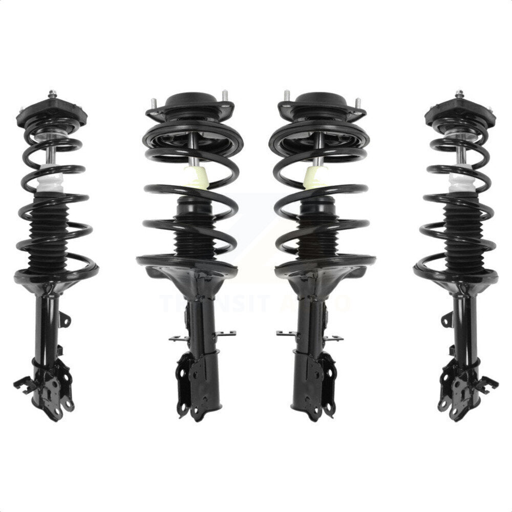 Front Rear Complete Suspension Shocks Strut And Coil Spring Mount Assemblies Kit For Kia Spectra Spectra5 K78A-100436 by Transit Auto