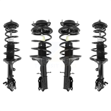 Front Rear Complete Suspension Shocks Strut And Coil Spring Mount Assemblies Kit For Kia Spectra Spectra5 K78A-100436 by Transit Auto