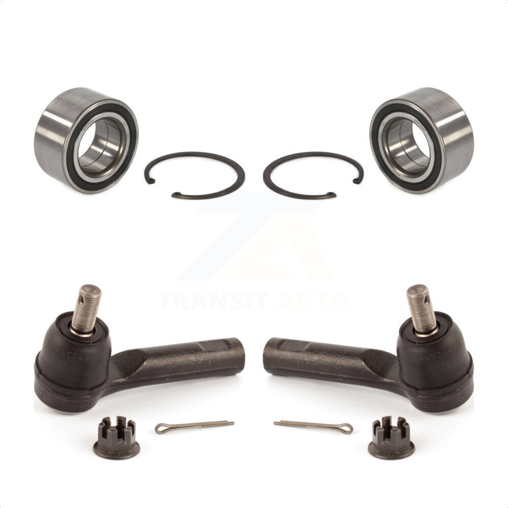 Front Wheel Bearing And Tie Rod End Kit For 2007-2011 Honda CR-V Vehicles Manufactured In Japan K7T-100057 by Transit Auto