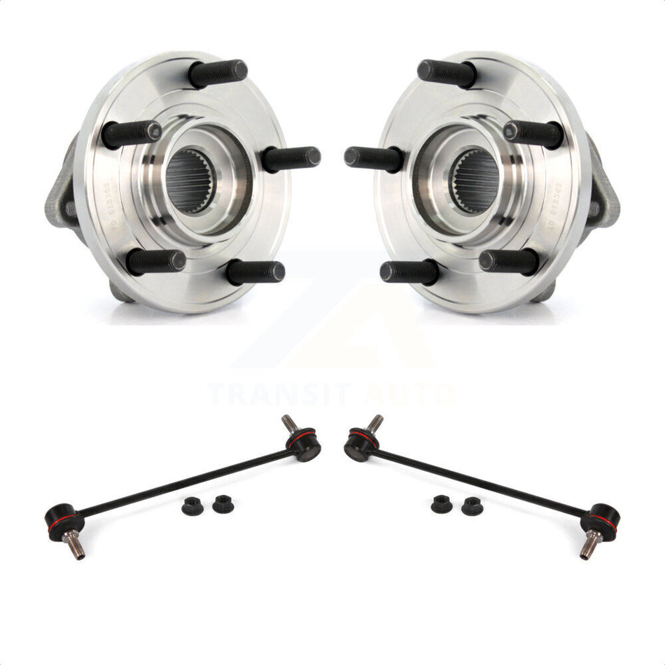 Front Hub Bearing Assembly And Link Kit For Chrysler Dodge Avenger 200 Sebring Caliber K7T-100571 by Transit Auto