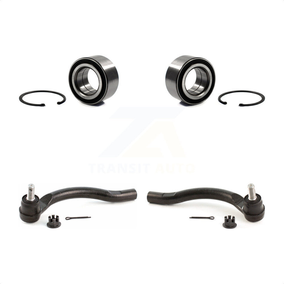 Front Wheel Bearing And Tie Rod End Kit For 2006-2011 Honda Civic Acura CSX K7T-101075 by Transit Auto