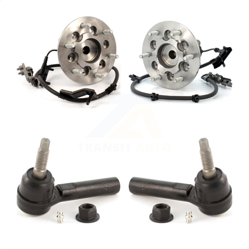 Front Wheel Bearing And Tie Rod End Kit For 2004-2005 Chevrolet Colorado GMC Canyon K7T-101108 by Transit Auto