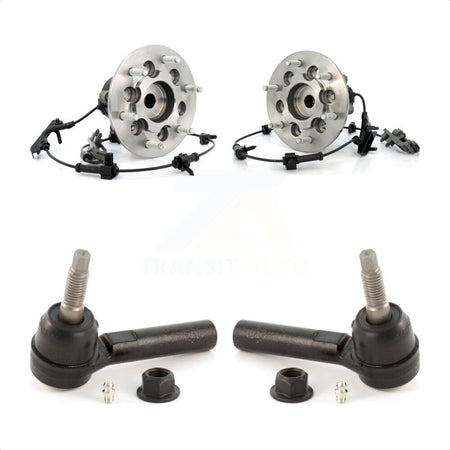 Front Wheel Bearing And Tie Rod End Kit For 2004-2005 Chevrolet Colorado GMC Canyon K7T-101110 by Transit Auto