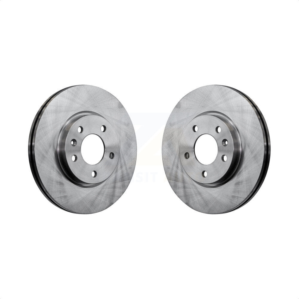 Front Disc Brake Rotors Pair For Chevrolet Equinox Malibu Cruze Buick GMC Terrain Verano Volt LaCrosse Regal Sportback TourX Orlando Encore GX Trailblazer K8-100119 by Top Quality