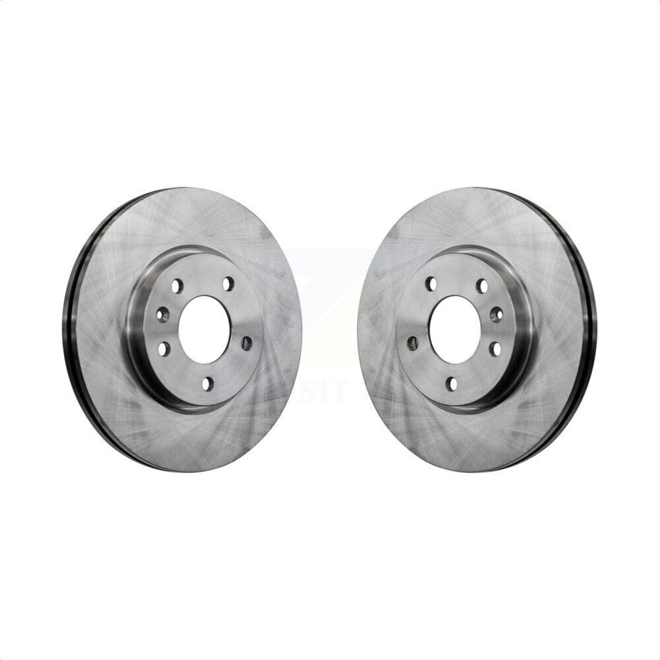 Front Disc Brake Rotors Pair For Chevrolet Equinox Malibu Cruze Buick GMC Terrain Verano Volt LaCrosse Regal Sportback TourX Orlando Encore GX Trailblazer K8-100119 by Top Quality