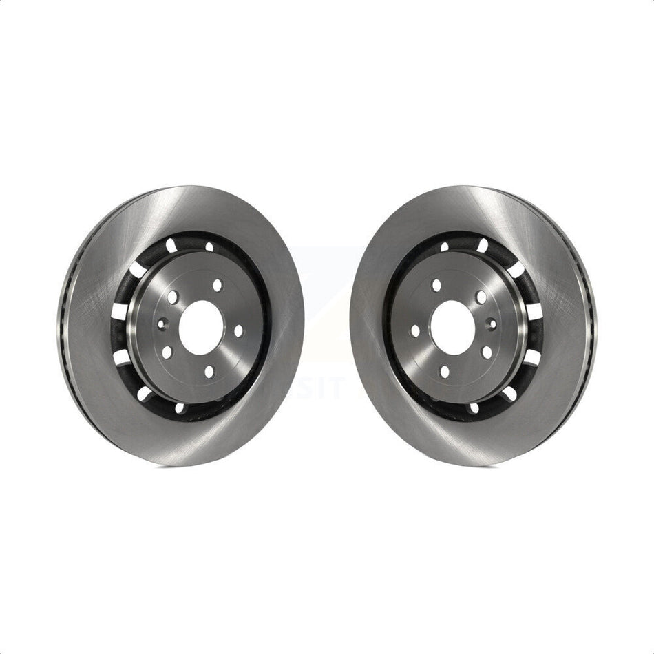 Front Disc Brake Rotors Pair For Ford Explorer Taurus Flex Police Interceptor Utility Lincoln Sedan MKS MKT Special Service K8-100190 by Top Quality