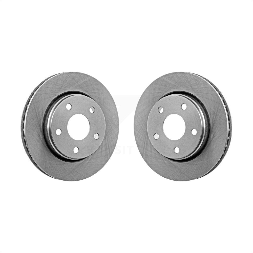 Front Disc Brake Rotors Pair For Jeep Wrangler JK K8-100238 by Top Quality