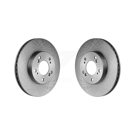 Front Disc Brake Rotors Pair For Honda CR-V Acura Integra Prelude Odyssey Legend TL RL Isuzu Oasis K8-100256 by Top Quality