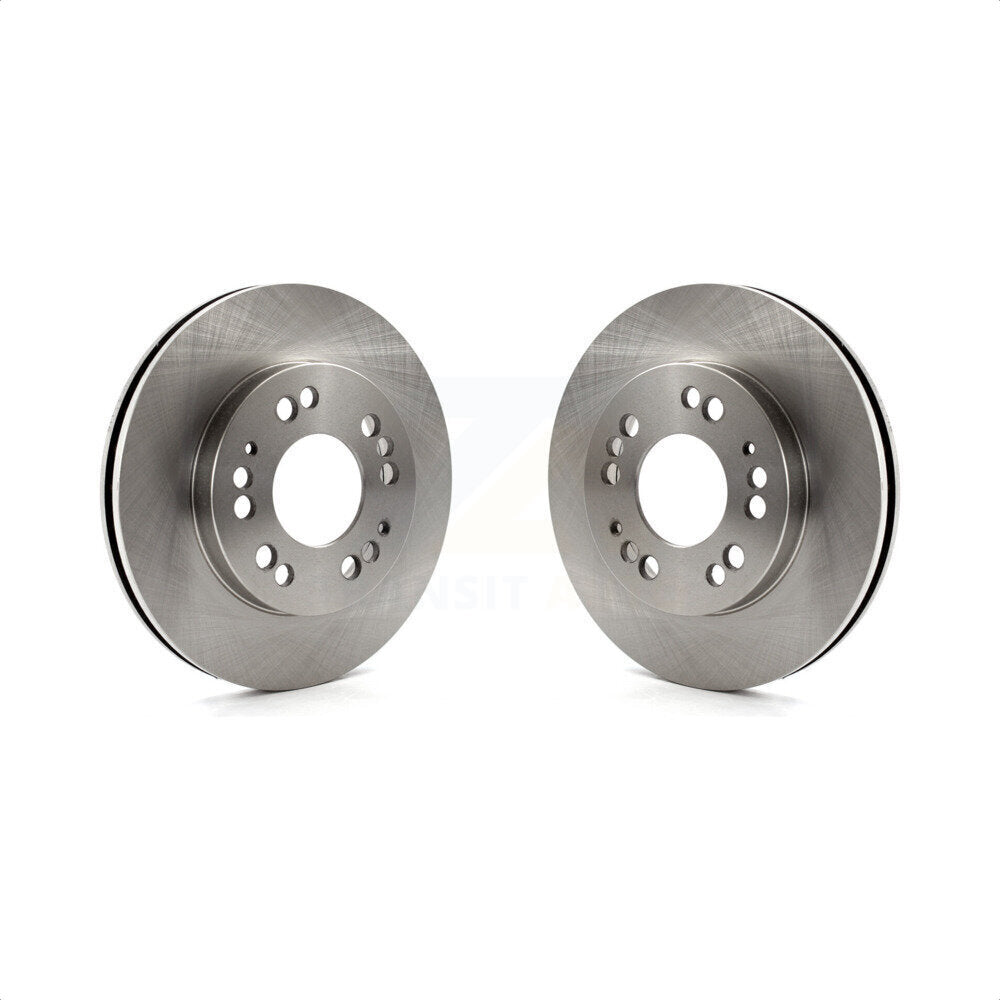 Front Disc Brake Rotors Pair For Chrysler Sebring Dodge Stratus Mitsubishi Eclipse Galant Eagle Talon Avenger Plymouth Laser K8-100271 by Top Quality