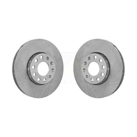 Front Disc Brake Rotors Pair For Audi Volkswagen Passat A4 Quattro A6 100 S6 K8-100279 by Top Quality