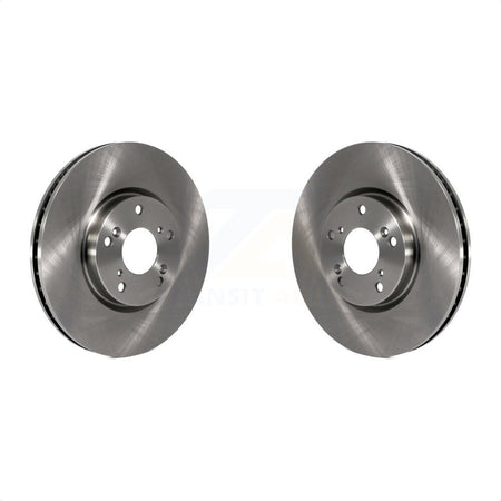 Front Disc Brake Rotors Pair For 2004-2005 Acura TL Automatic transmission K8-100368 by Top Quality