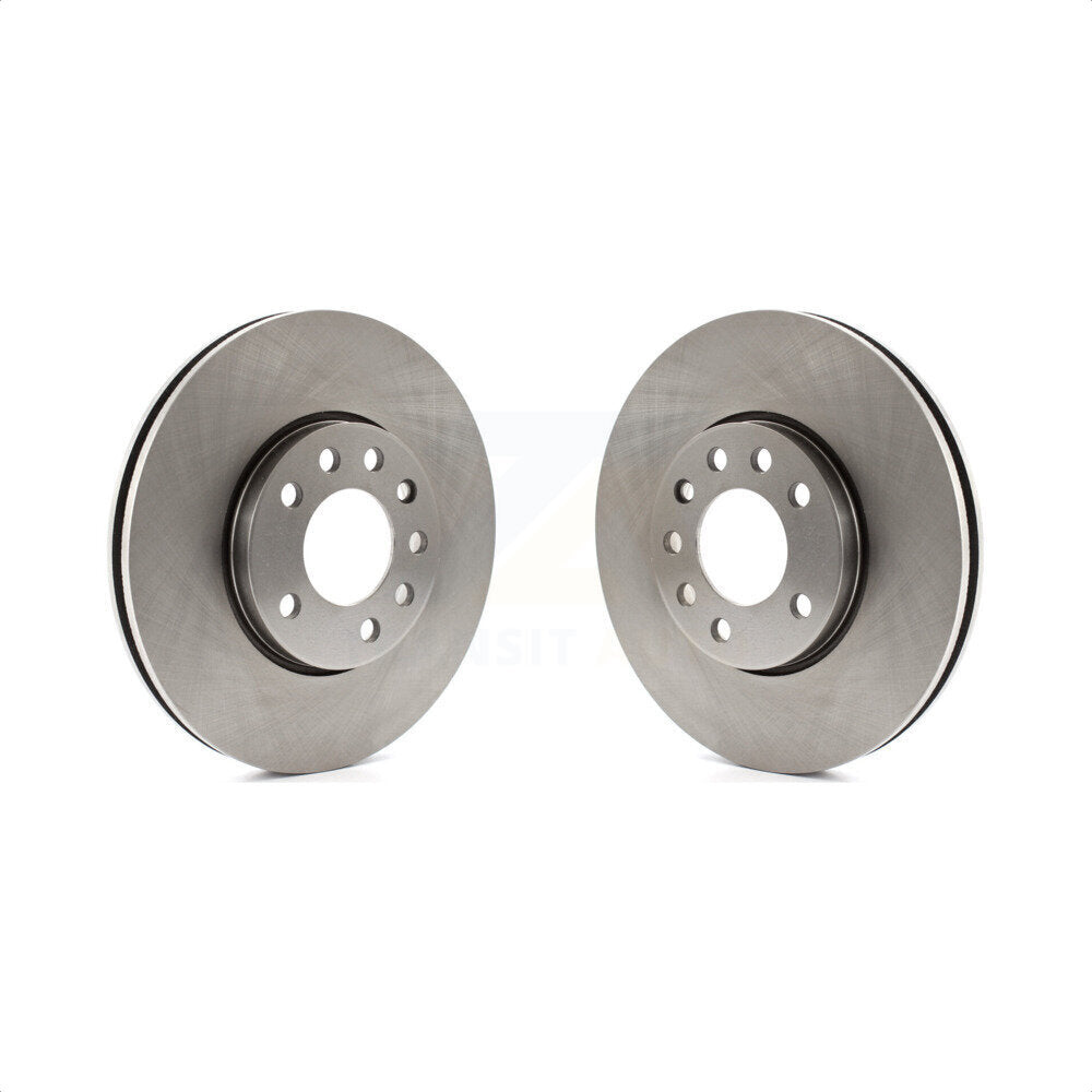 Front Disc Brake Rotors Pair For Saab 9-3 9-3X With 285mm Diameter Rotor K8-100394 by Top Quality