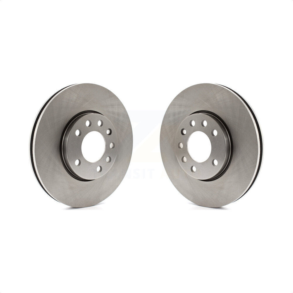 Front Disc Brake Rotors Pair For Saab 9-3 9-3X With 285mm Diameter Rotor K8-100394 by Top Quality