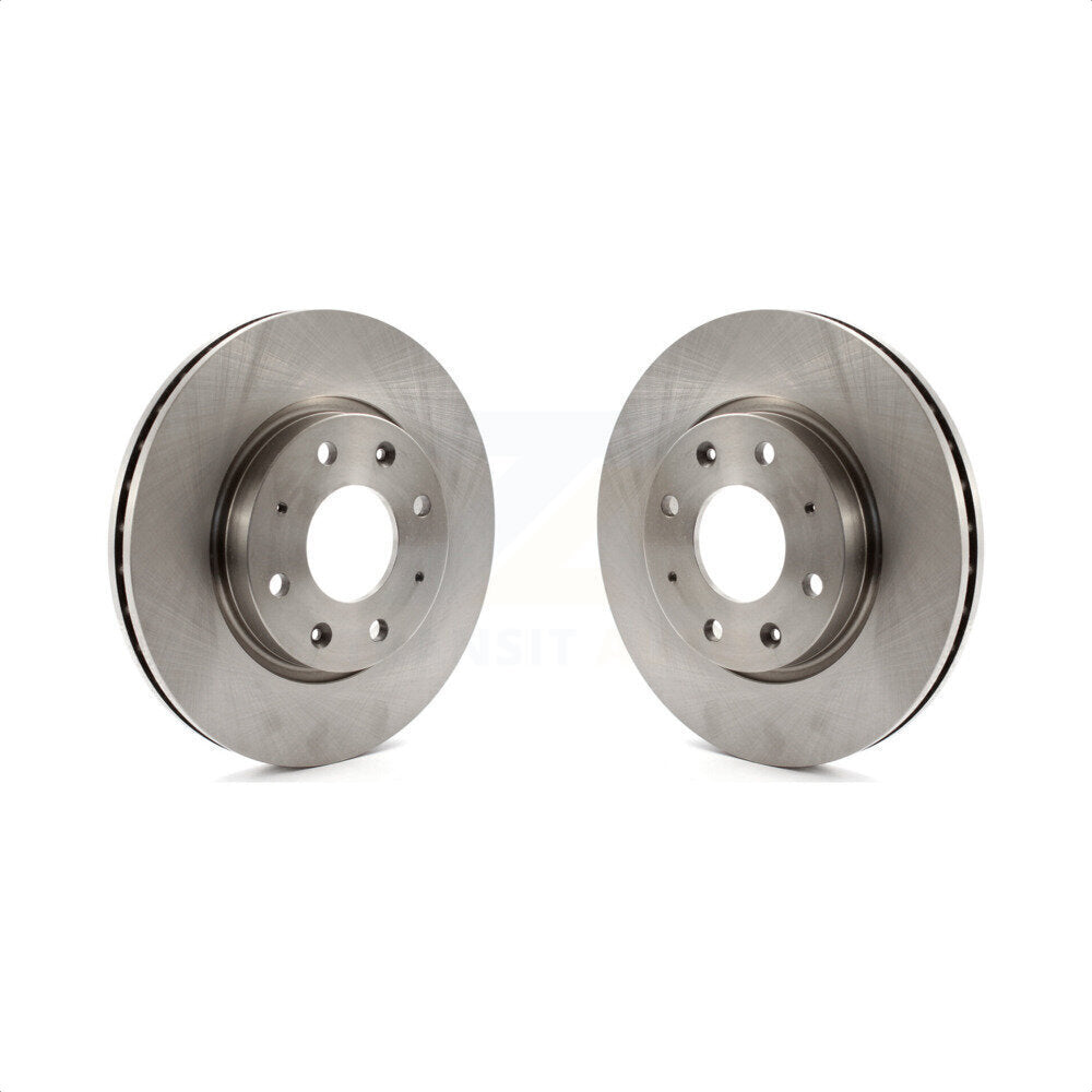 Front Disc Brake Rotors Pair For Kia Spectra Spectra5 K8-100408 by Top Quality