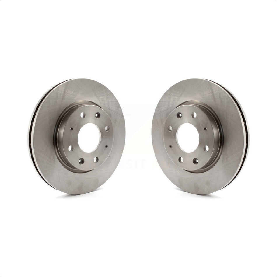 Front Disc Brake Rotors Pair For Kia Spectra Spectra5 K8-100408 by Top Quality