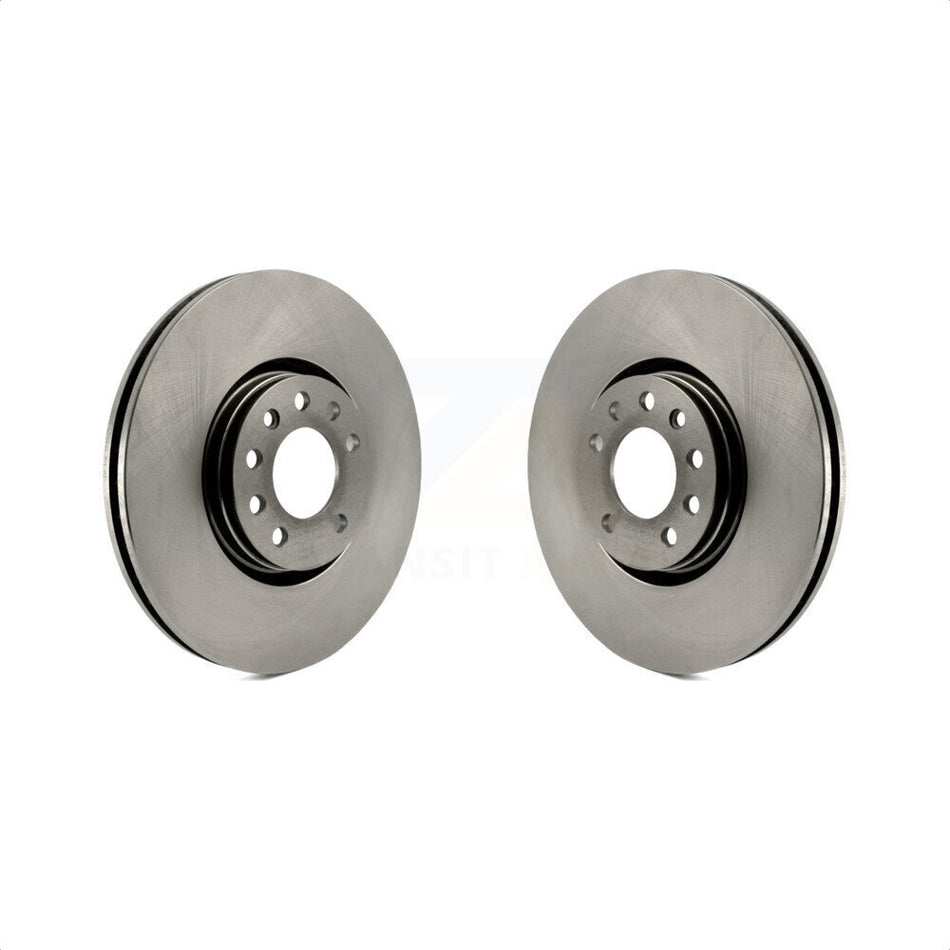 Front Disc Brake Rotors Pair For Saab 9-3 9-3X With 314mm Diameter Rotor K8-100452 by Top Quality