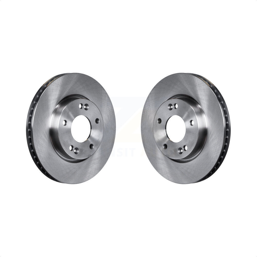 Front Disc Brake Rotors Pair For Kia Forte Soul Koup Forte5 K8-100495 by Top Quality