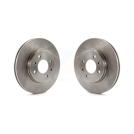 Front Disc Brake Rotors Pair For Hyundai Accent Kia Rio K8-100524 by Top Quality