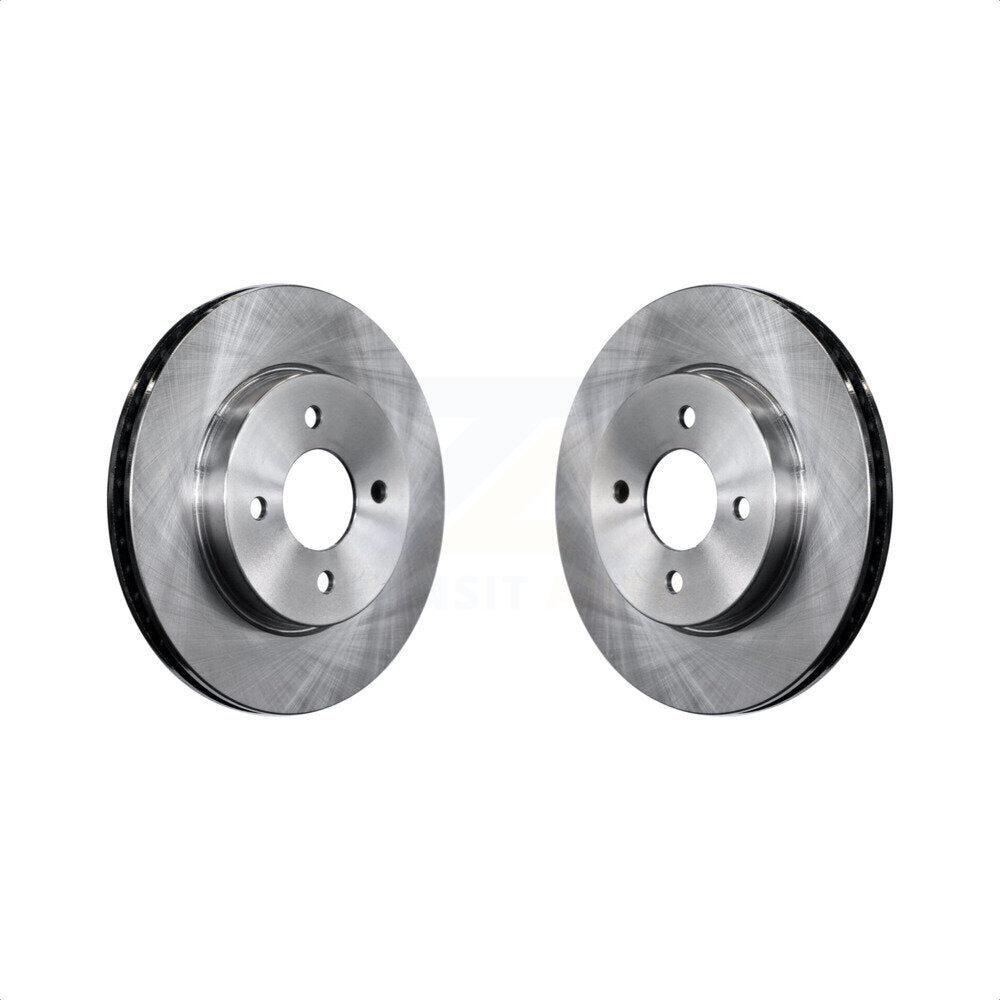 Front Disc Brake Rotors Pair For Nissan Versa Note Micra K8-100526 by Top Quality