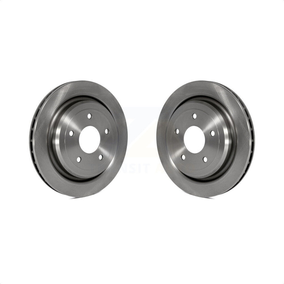 Rear Disc Brake Rotors Pair For Chevrolet Corvette Cadillac XLR K8-100584 by Top Quality