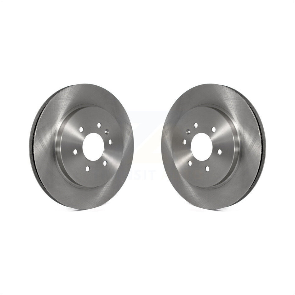 Rear Disc Brake Rotors Pair For 2004-2009 Cadillac SRX K8-100585 by Top Quality