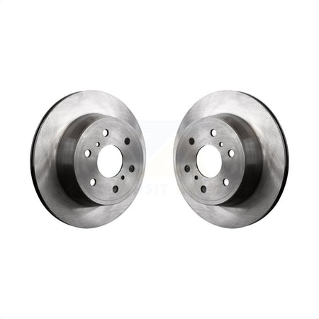 Rear Disc Brake Rotors Pair For Chevrolet Silverado 1500 GMC Sierra Tahoe Yukon Cadillac Suburban Escalade XL Avalanche ESV LD Classic EXT Limited K8-100597 by Top Quality