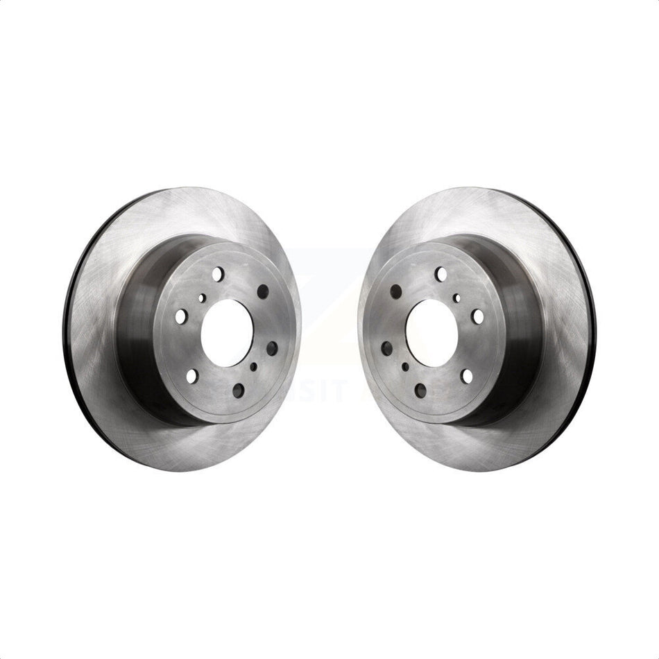 Rear Disc Brake Rotors Pair For Chevrolet Silverado 1500 GMC Sierra Tahoe Yukon Cadillac Suburban Escalade XL Avalanche ESV LD Classic EXT Limited K8-100597 by Top Quality