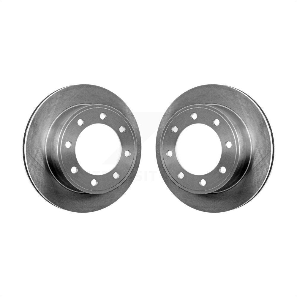 Rear Disc Brake Rotors Pair For Ford E-350 Super Duty E-250 Econoline Club Wagon E-150 E-450 K8-100636 by Top Quality