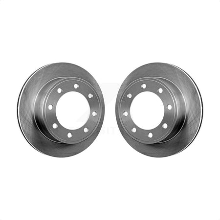 Rear Disc Brake Rotors Pair For Ford E-350 Super Duty E-250 Econoline Club Wagon E-150 E-450 K8-100636 by Top Quality